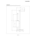 Stojak Na Papier I Szczotkę Toaletową Modern Project Miedź MP60810CP Omnires Stojak Na Papier I Szczotkę Toaletową Modern Project Miedź MP60810CP Omnires