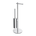 Stojak Na Papier I Szczotkę Toaletową Modern Project Chrom MP60810CR Omnires Stojak Na Papier I Szczotkę Toaletową Modern Project Chrom MP60810CR Omnires
