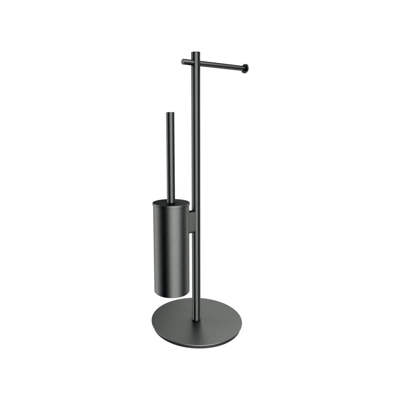 Stojak Na Papier I Szczotkę Toaletową Modern Project Grafit MP60810GR Omnires Stojak Na Papier I Szczotkę Toaletową Modern Project Grafit MP60810GR Omnires