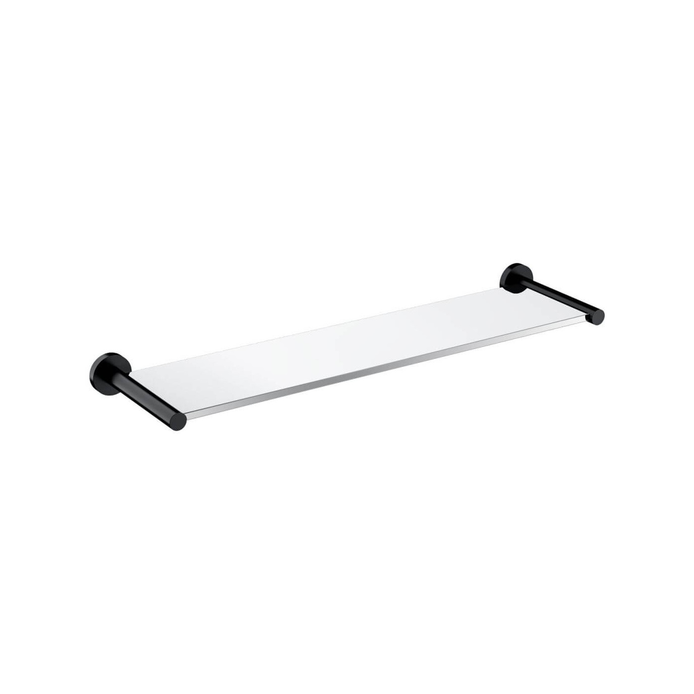 Półka Szklana Modern Project Czarny Mat MP60930BL Omnires Półka Szklana Modern Project Czarny Mat MP60930BL Omnires