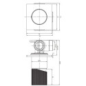 Bateria Prysznicowa Podtynkowa Contour Miedź Szczotkowana CT8045CPB Omnires Bateria Prysznicowa Podtynkowa Contour Miedź Szczotkowana CT8045CPB Omnires