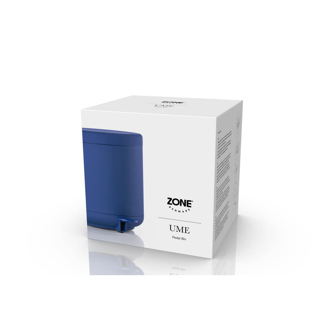 Kosz Łazienkowy Na Śmieci Ume Indigo Blue 31556 Zone Denmark Kosz Łazienkowy Na Śmieci Ume Indigo Blue 31556 Zone Denmark