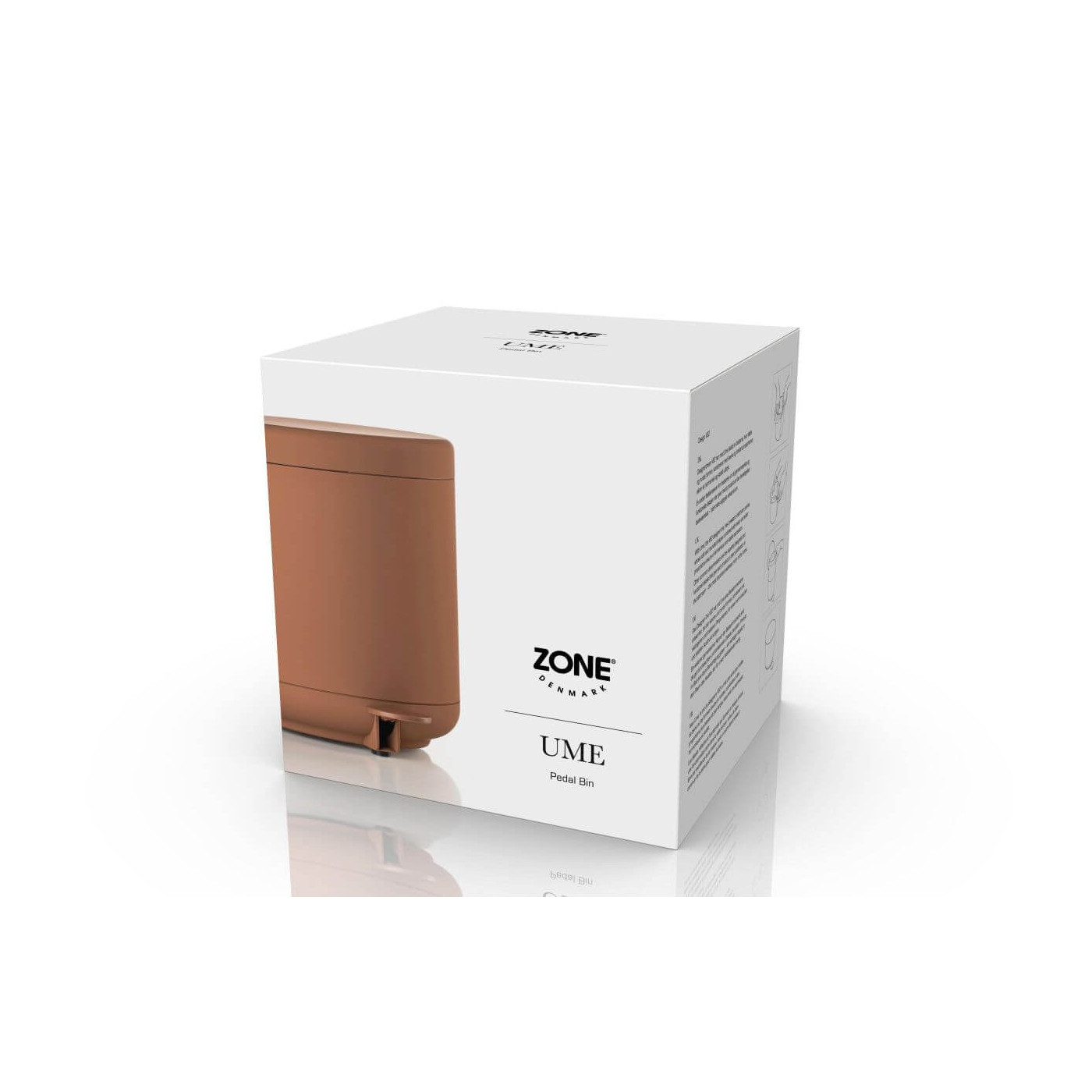 Kosz Łazienkowy Na Śmieci Ume Terracotta 31547 Zone Denmark Kosz Łazienkowy Na Śmieci Ume Terracotta 31547 Zone Denmark