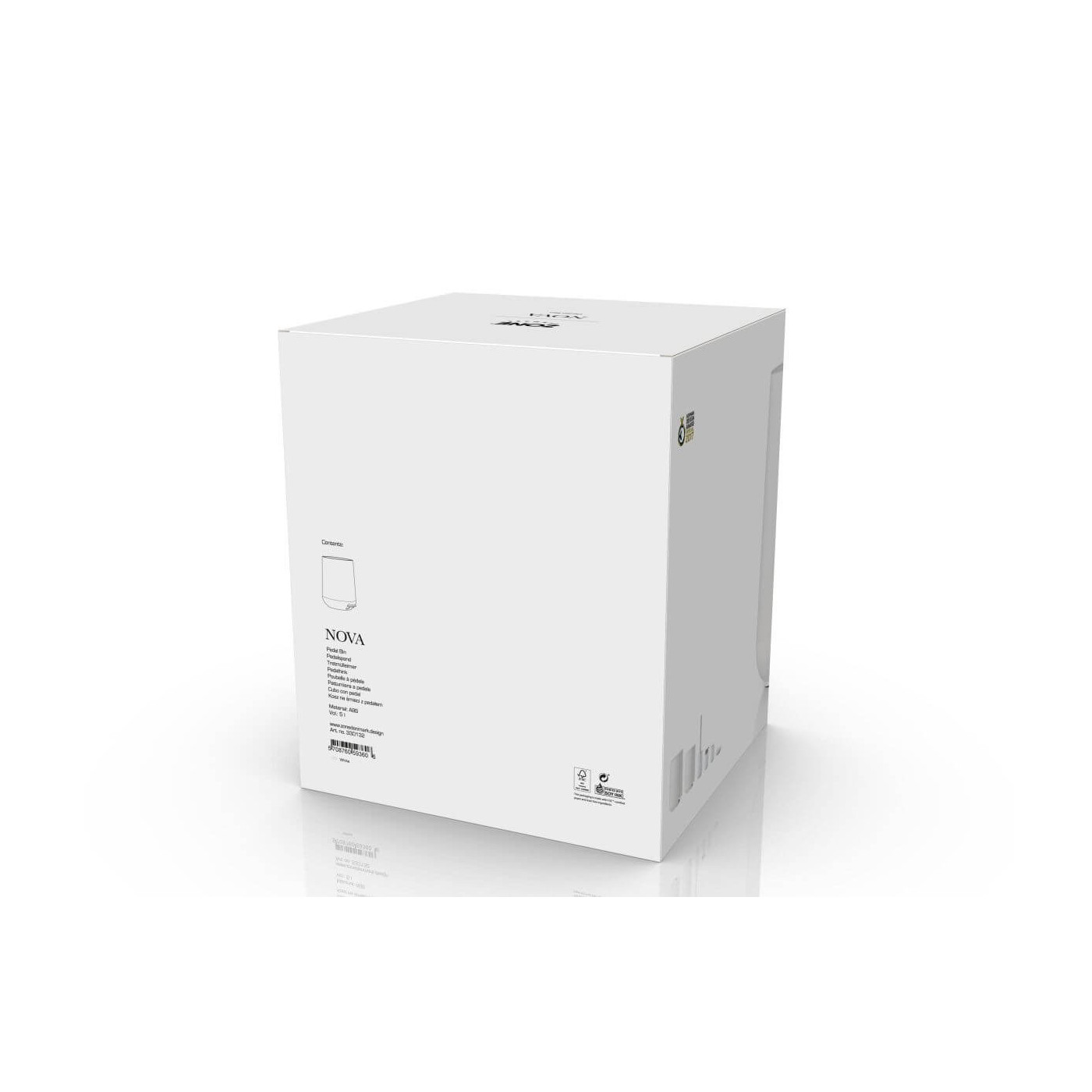 Kosz Łazienkowy Na Śmieci Nova White 330132 Zone Denmark Kosz Łazienkowy Na Śmieci Nova White 330132 Zone Denmark