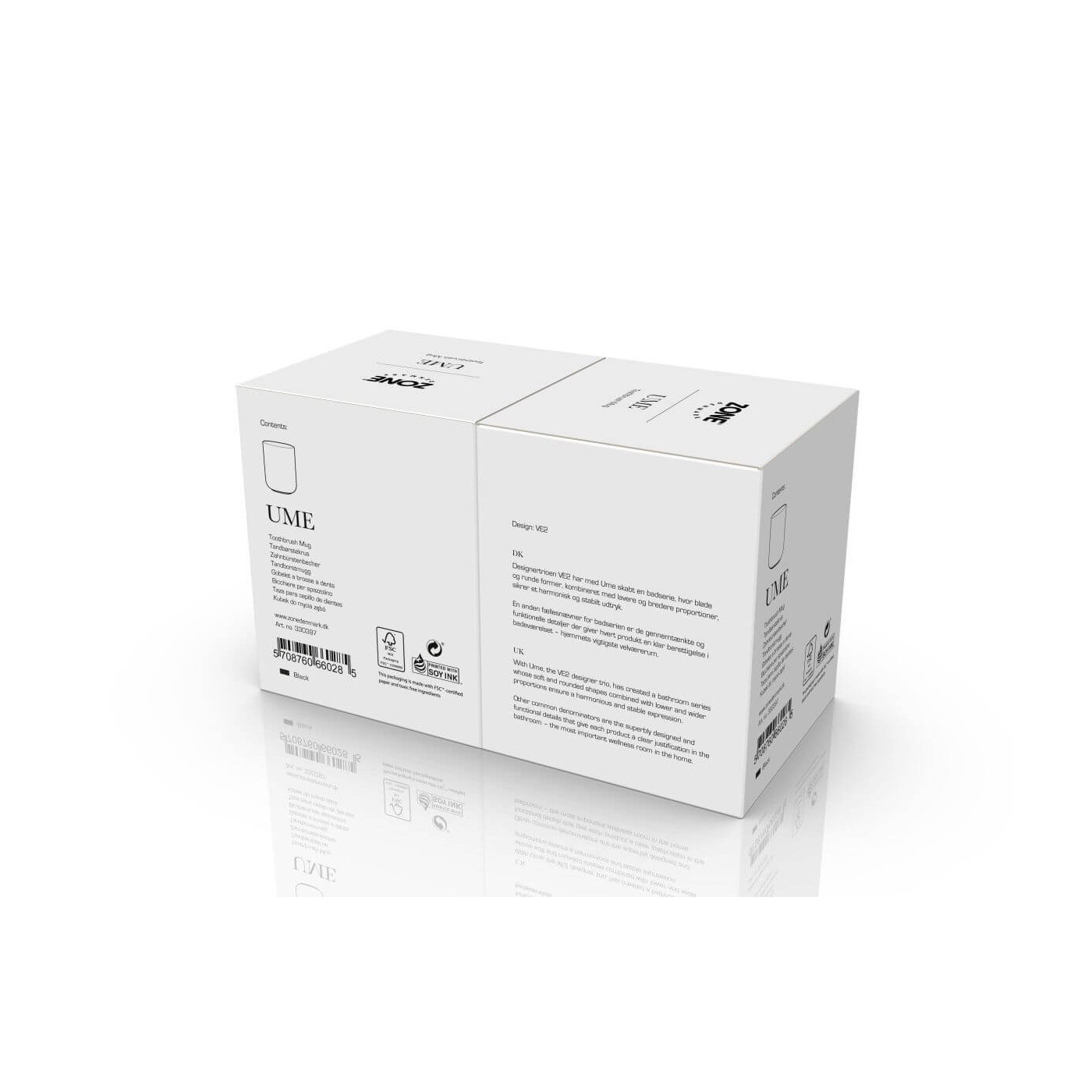 Kubek Na Szczoteczki Ume Black 330397 Zone Denmark Kubek Na Szczoteczki Ume Black 330397 Zone Denmark