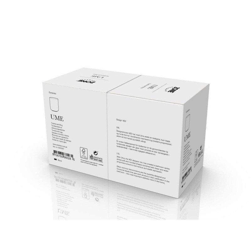 Kubek Na Szczoteczki Ume Black 330397 Zone Denmark Kubek Na Szczoteczki Ume Black 330397 Zone Denmark