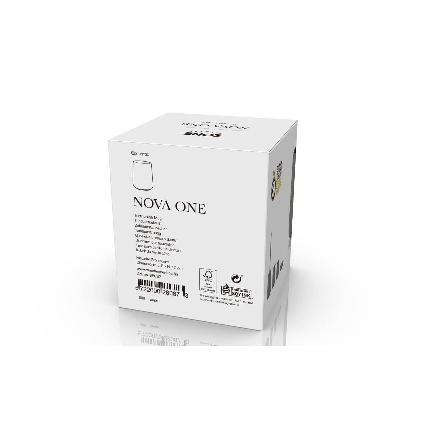 Kubek Na Szczoteczki Nova One Taupe 28087 Zone Denmark Kubek Na Szczoteczki Nova One Taupe 28087 Zone Denmark