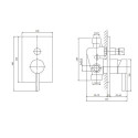 Bateria Wannowo-Prysznicowa Y Chrom Y1235/KCR Omnires Bateria Wannowo-Prysznicowa Y Chrom Y1235/KCR Omnires