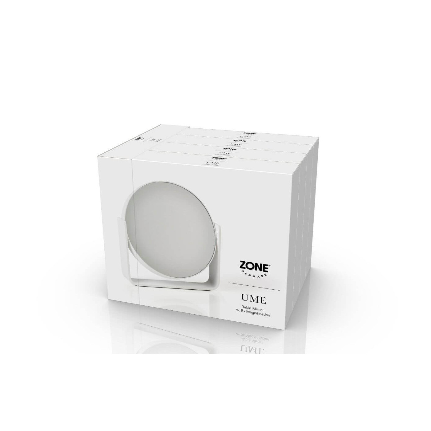 Lusterko Kosmetyczne 5x Powiększające Ume White 28223 Zone Denmark Lusterko Kosmetyczne 5x Powiększające Ume White 28223 Zone Denmark