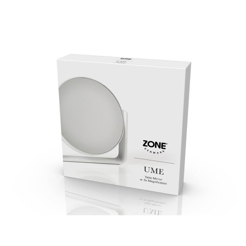 Lusterko Kosmetyczne 5x Powiększające Ume White 28223 Zone Denmark Lusterko Kosmetyczne 5x Powiększające Ume White 28223 Zone Denmark