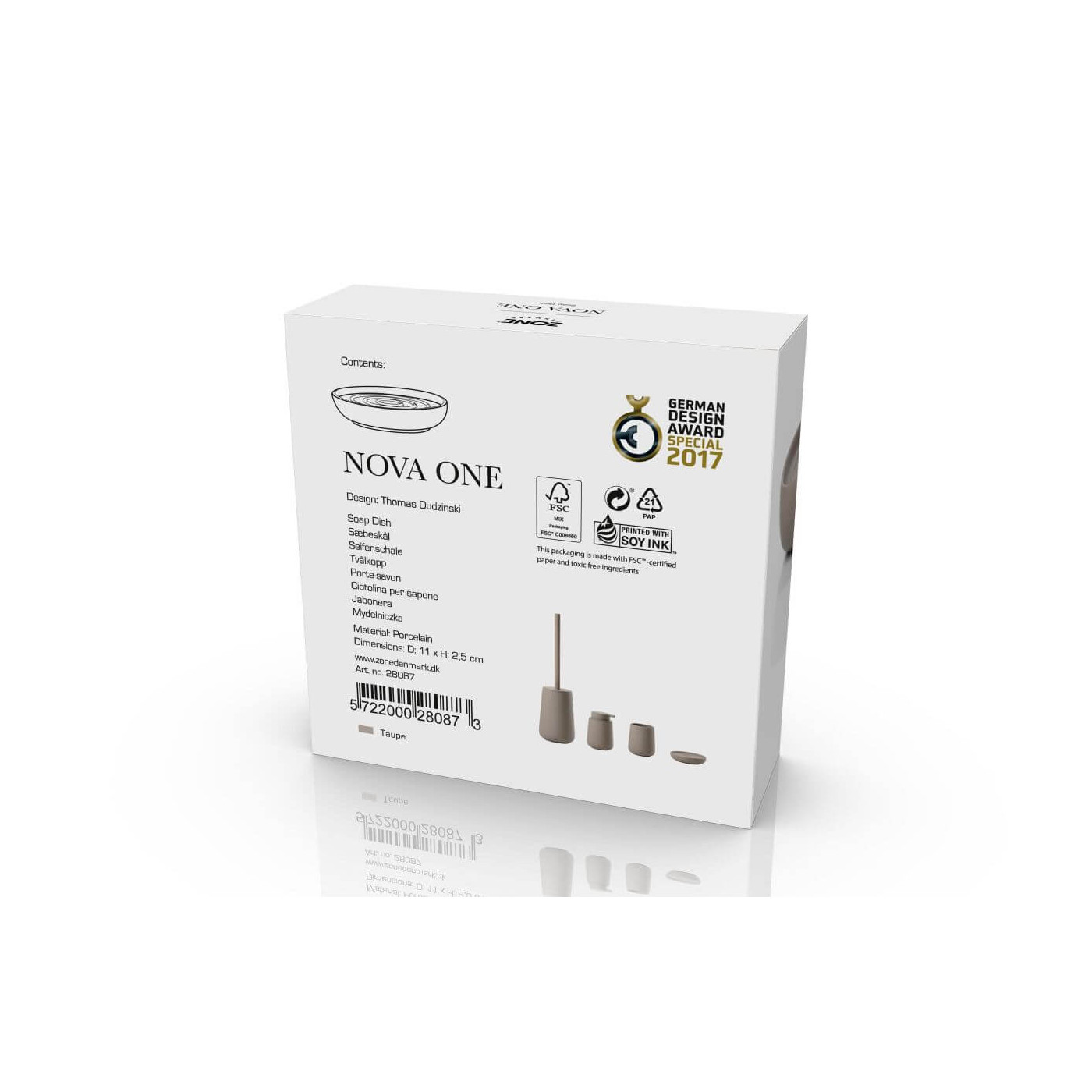 Mydelniczka Nova One Taupe 28096 Zone Denmark Mydelniczka Nova One Taupe 28096 Zone Denmark