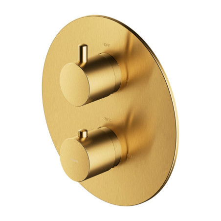 Bateria Wannowo-Prysznicowa Termostatyczna Y Złoty Szczotkowany Y1236ROGLB Omnires