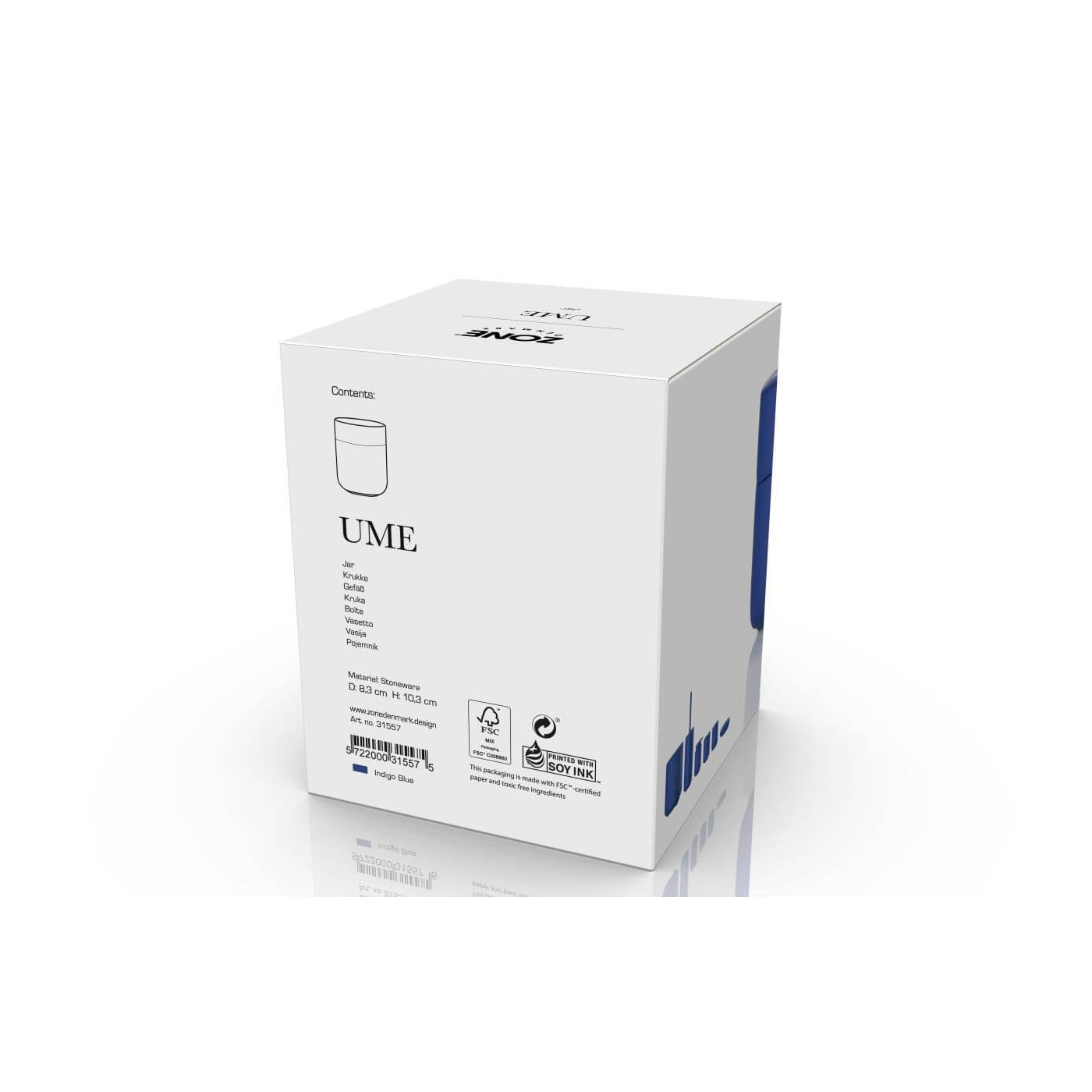Pojemnik Z Pokrywką Ume Indigo Blue 31557 Zone Denmark Pojemnik Z Pokrywką Ume Indigo Blue 31557 Zone Denmark