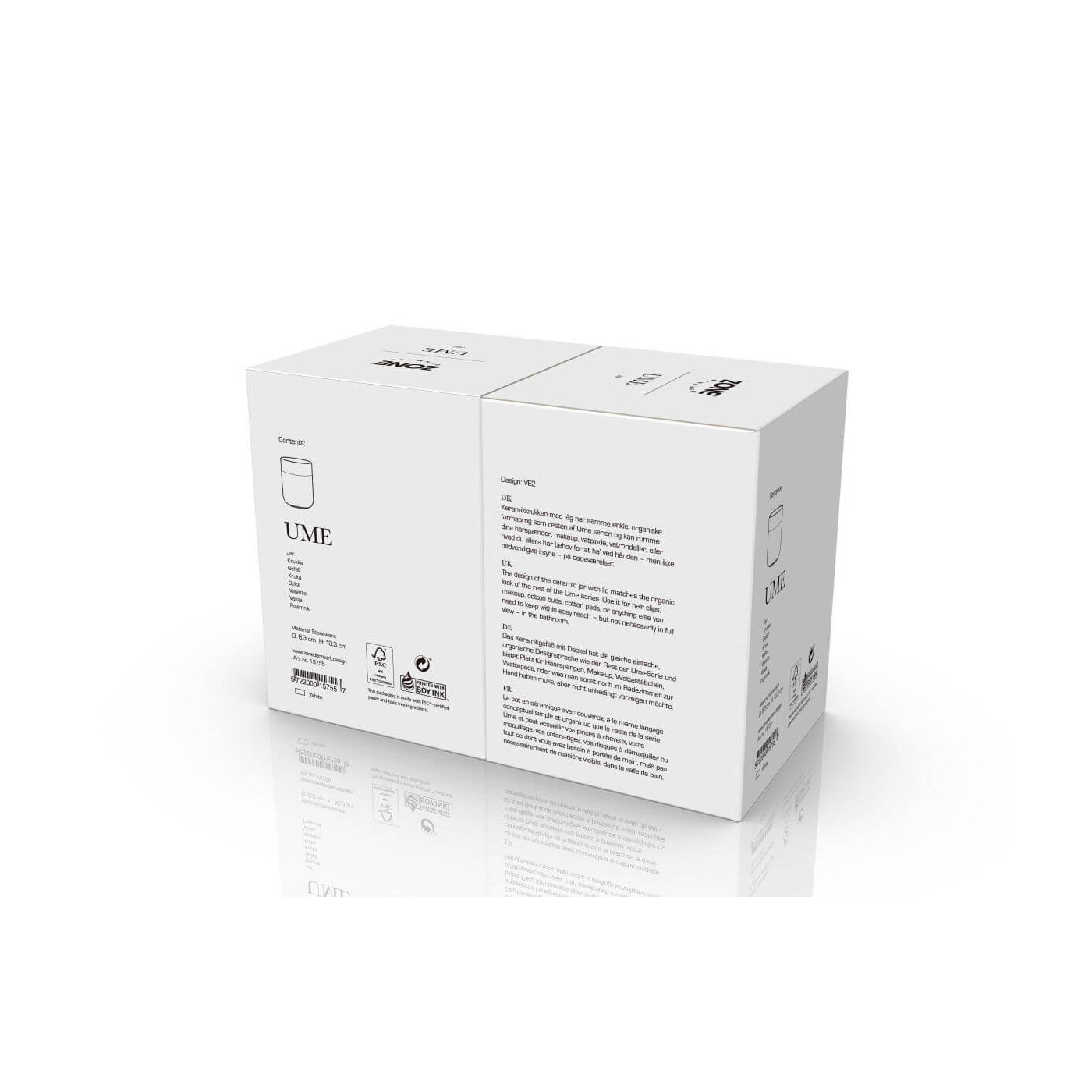 Pojemnik Z Pokrywką Ume White 15755 Zone Denmark Pojemnik Z Pokrywką Ume White 15755 Zone Denmark