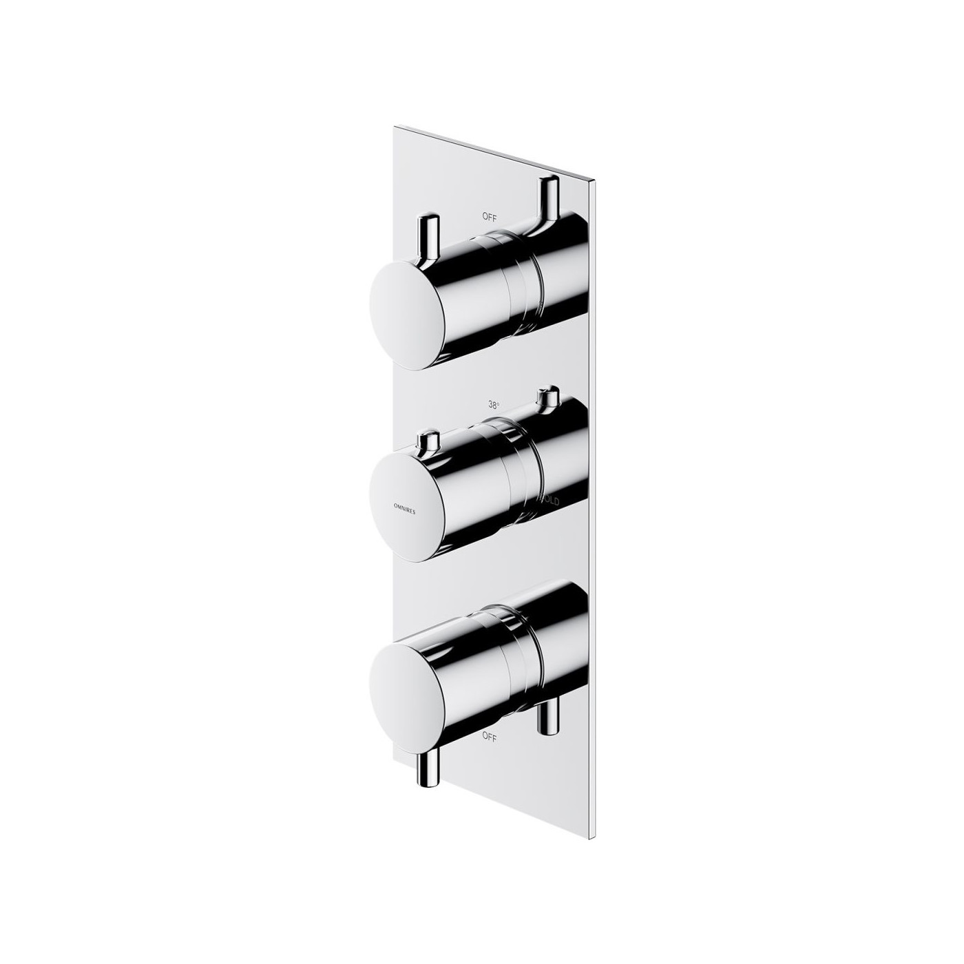 Bateria Wannowo-Prysznicowa Termostatyczna Y Chrom Y1238/KROCR Omnires Bateria Wannowo-Prysznicowa Termostatyczna Y Chrom Y1238/KROCR Omnires