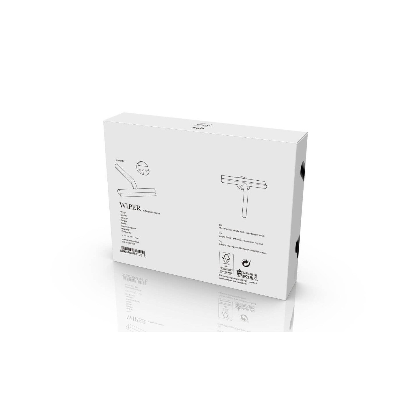 Ściągaczka Łazienkowa Black 330185 Zone Denmark Ściągaczka Łazienkowa Black 330185 Zone Denmark