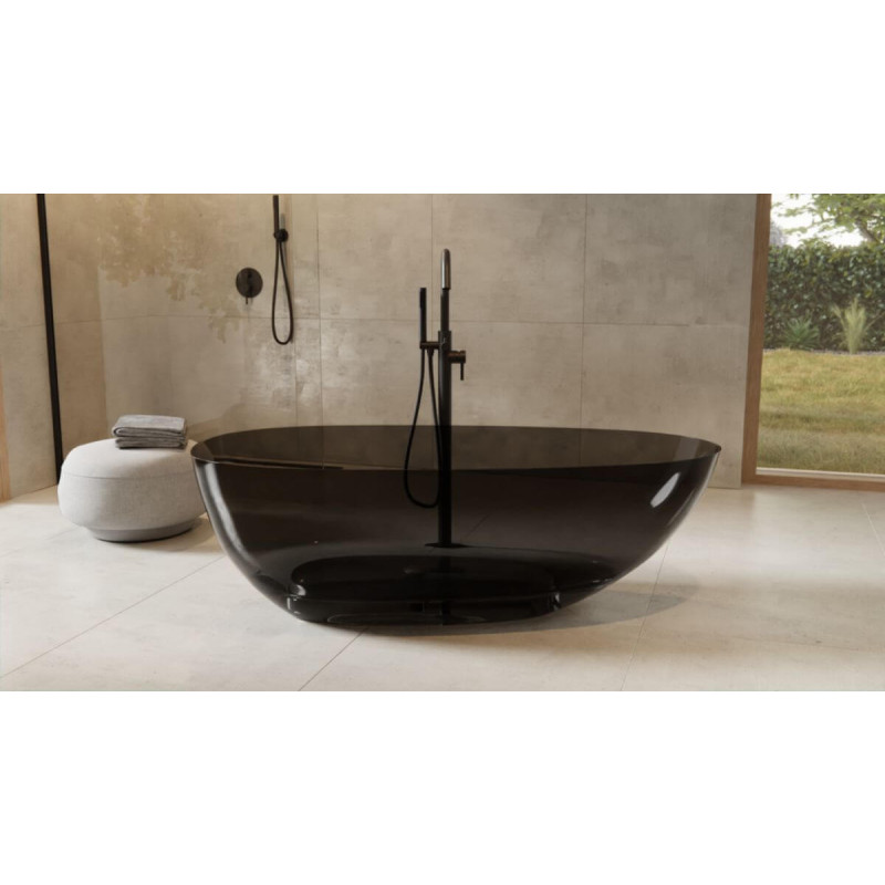 Wanna Wolnostojąca Xara Wax-160-Cgw 160x75 Carbon Grey Besco Wanna Wolnostojąca Xara Wax-160-Cgw 160x75 Carbon Grey Besco