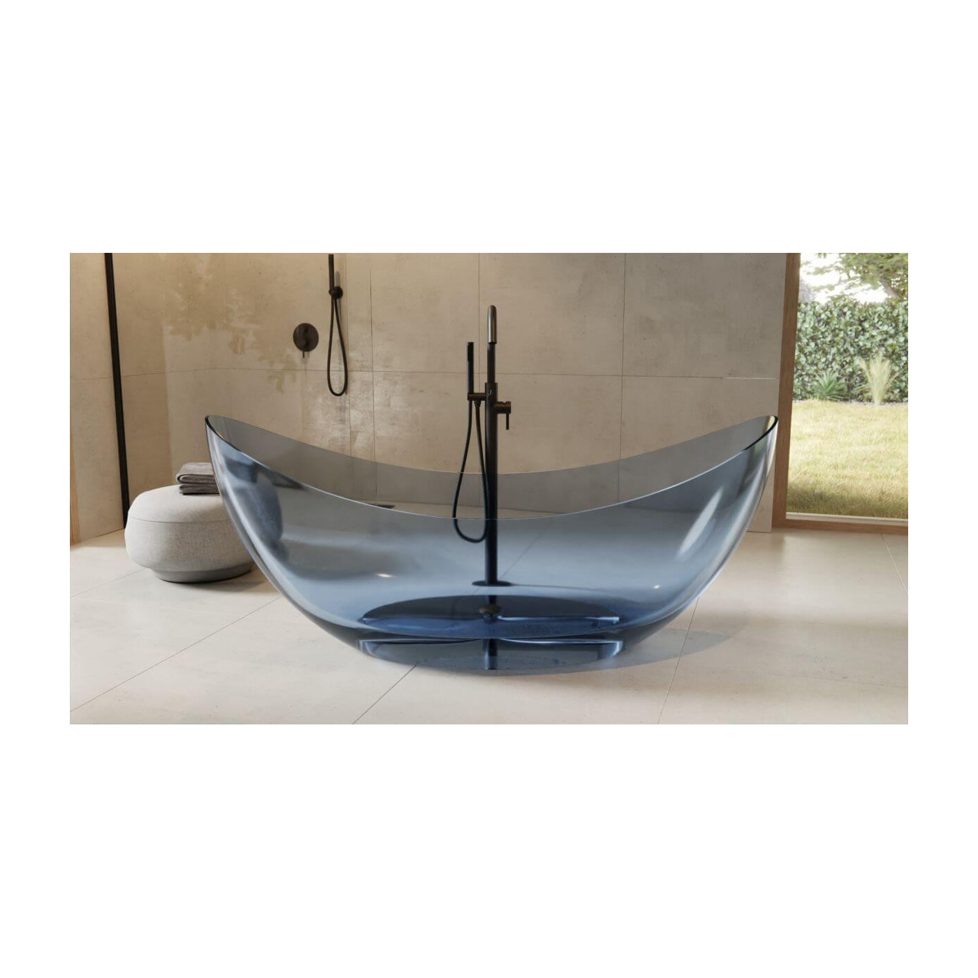 Wanna Wolnostojąca Axya Waa-180-Bwc 180x80 Blue Wave Besco Wanna Wolnostojąca Axya Waa-180-Bwc 180x80 Blue Wave Besco
