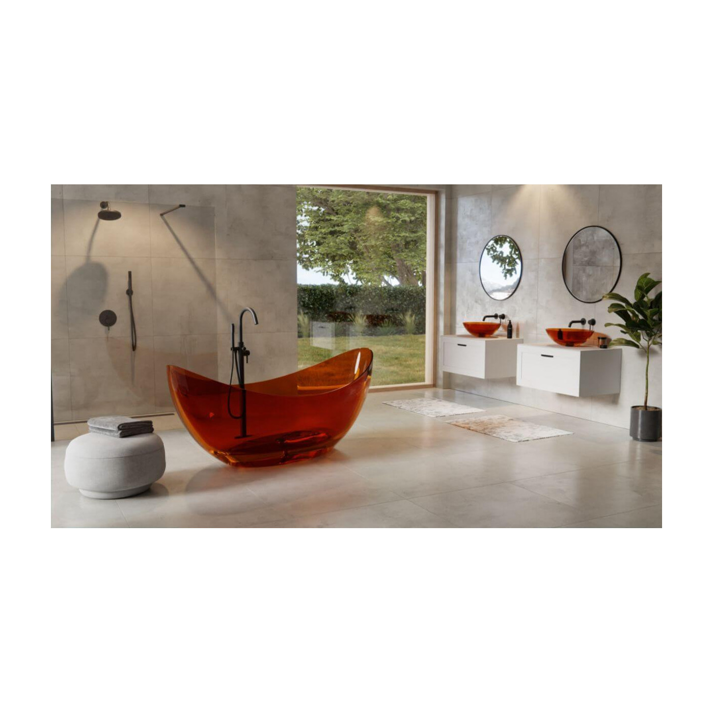 Wanna Wolnostojąca Axya Waa-180-Erc 180x80 Earth Rust Besco Wanna Wolnostojąca Axya Waa-180-Erc 180x80 Earth Rust Besco