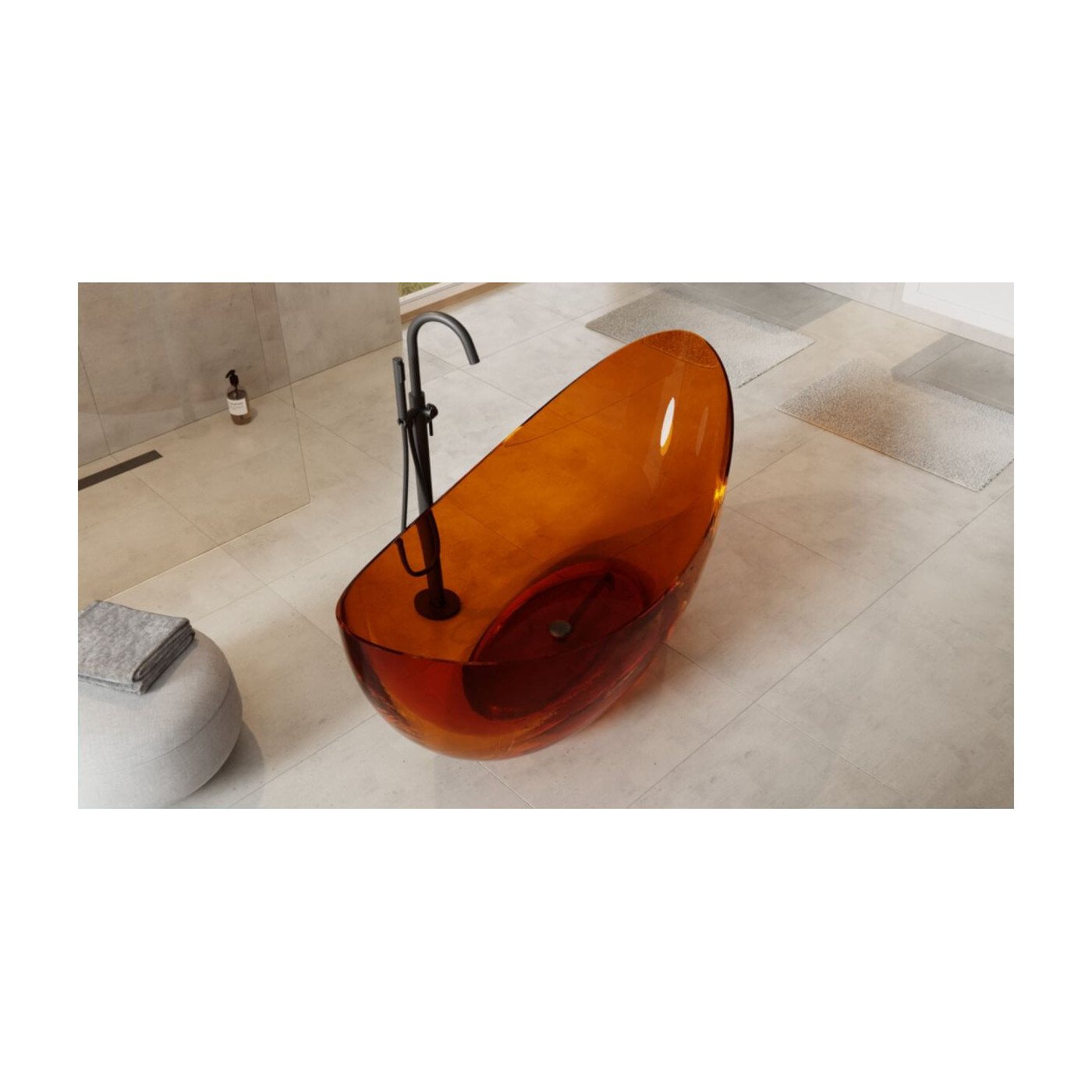 Wanna Wolnostojąca Axya Waa-180-Erw 180x80 Earth Rust Besco Wanna Wolnostojąca Axya Waa-180-Erw 180x80 Earth Rust Besco