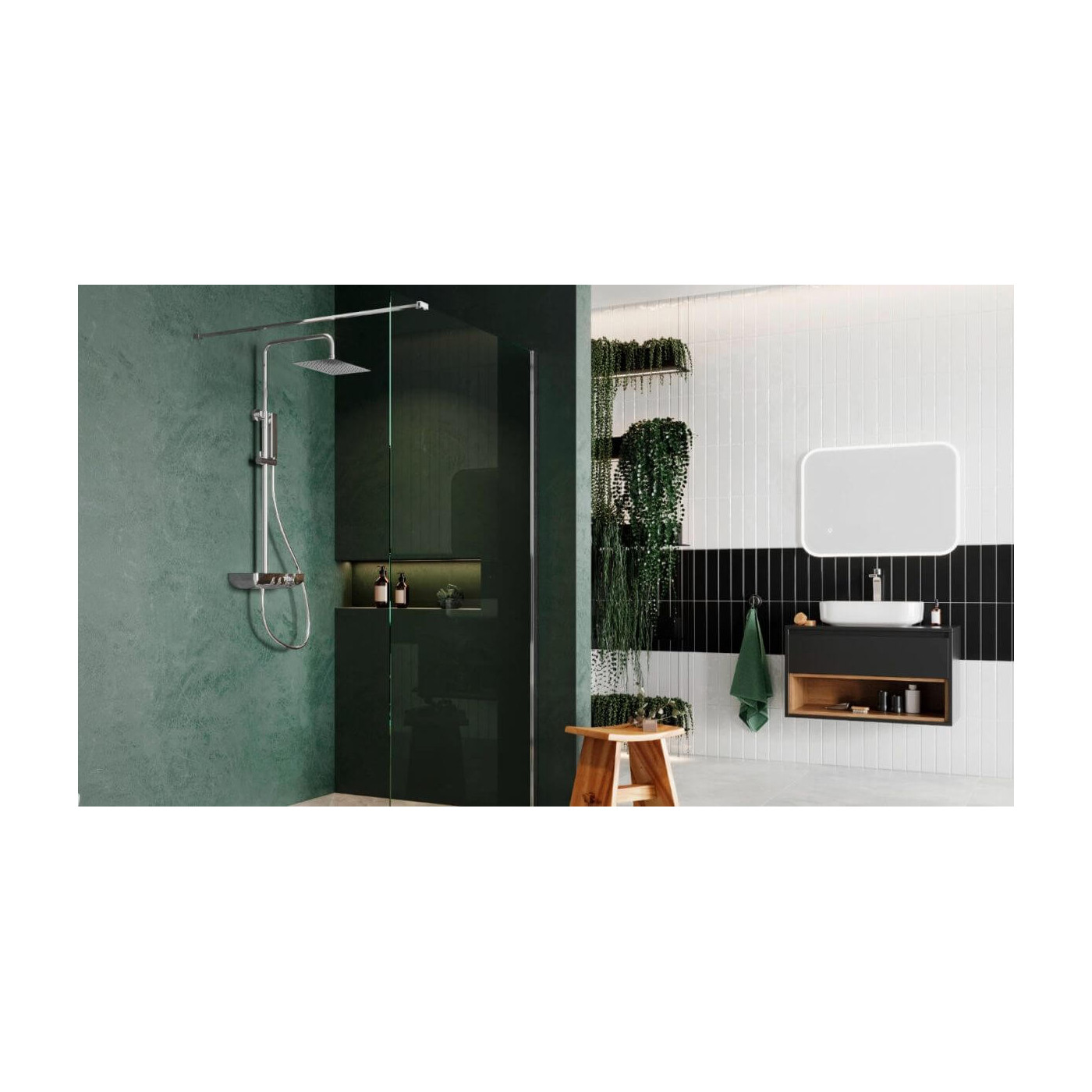 Lustro Lumiro LED Prostokątne Z Matą Grzewczą 80x50 DOEX.LU080.050.AC Excellent Lustro Lumiro LED Prostokątne Z Matą Grzewczą 80x50 DOEX.LU080.050.AC Excellent