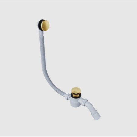 Syfon Wannowy Z Przelewem Moli Złoty Szczotkowany ARIN.3210GB Excellent