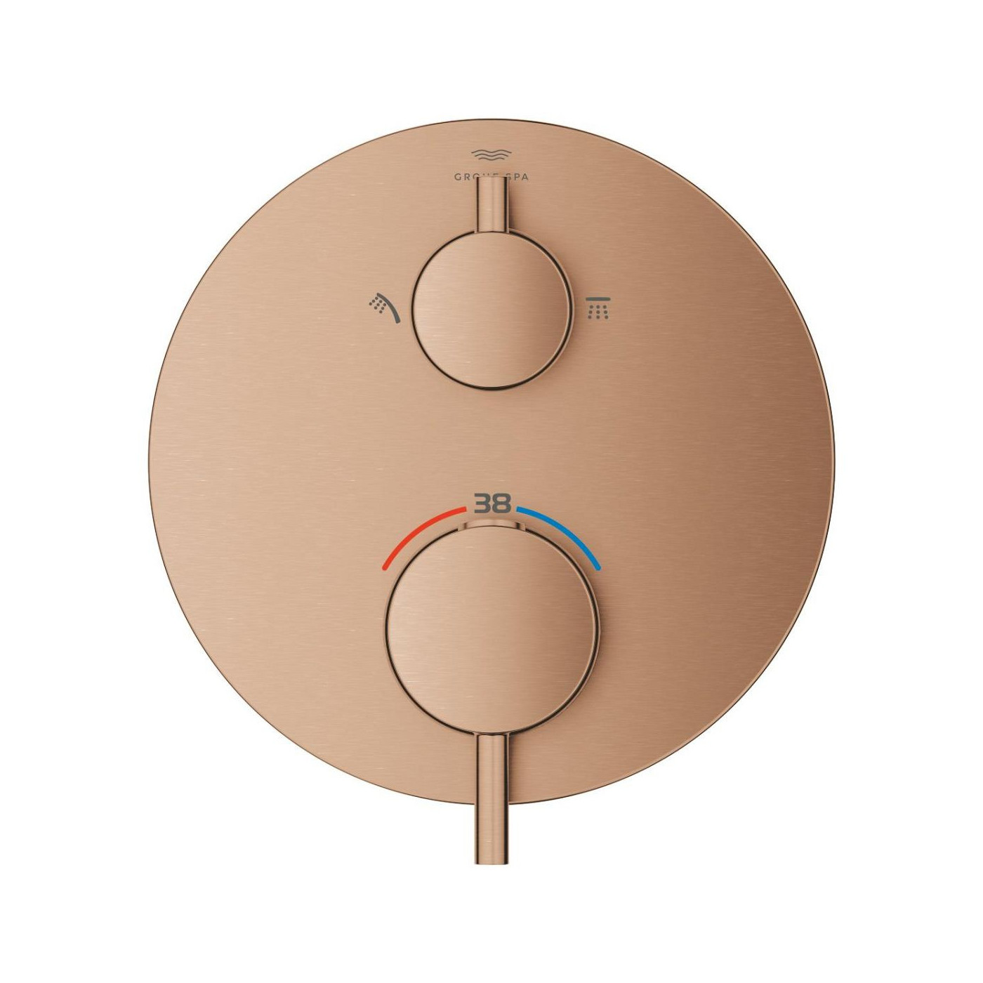 Bateria Prysznicowa Atrio Termostatyczna Brushed Warm Sunset 24358DL0 Grohe Bateria Prysznicowa Atrio Termostatyczna Brushed Warm Sunset 24358DL0 Grohe