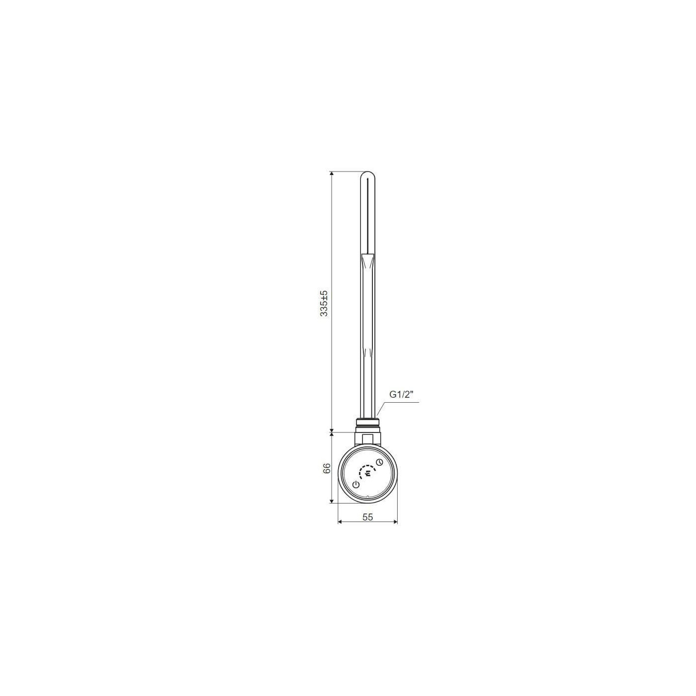 Grzałka Elektryczna Westa 400W Biała GREX.400W.WH Excellent Grzałka Elektryczna Westa 400W Biała GREX.400W.WH Excellent