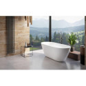 Wanna Wolnostojąca Moya Korek Biały Połysk/Mat 160x70 WMMB-160-MKW Besco Wanna Wolnostojąca Moya Korek Biały Połysk/Mat 160x70 WMMB-160-MKW Besco
