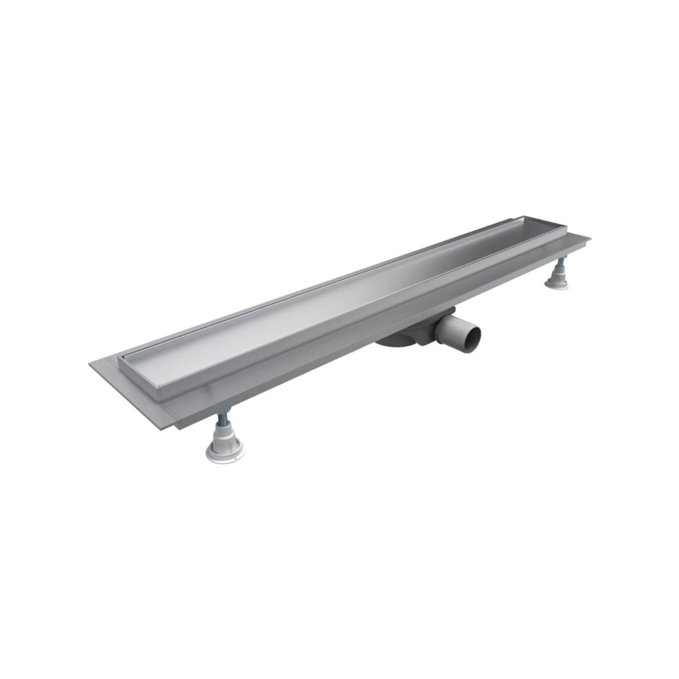 Odpływ Liniowy Lowfix Srebrny 100cm LOWFIX100TSL Omnires Odpływ Liniowy Lowfix Srebrny 100cm LOWFIX100TSL Omnires