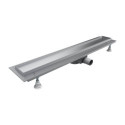 Odpływ Liniowy Lowfix Srebrny 90cm LOWFIX90TSL Omnires Odpływ Liniowy Lowfix Srebrny 90cm LOWFIX90TSL Omnires