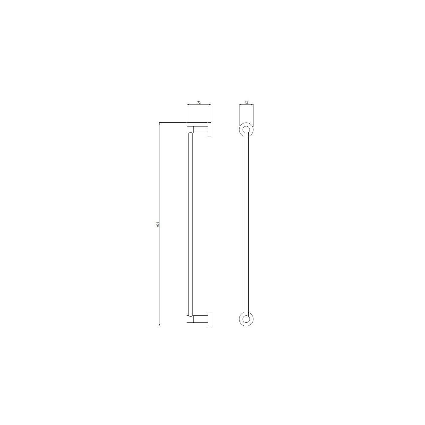 Wieszak Modern Project Czarny Mat MP60216BL Omnires Wieszak Modern Project Czarny Mat MP60216BL Omnires