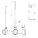 Grzałka Moa Czarny 800W WEMOA08T905U Terma Grzałka Moa Czarny 800W WEMOA08T905U Terma