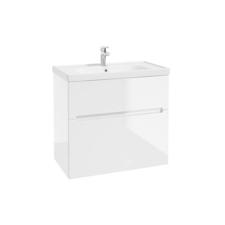 Szafka Pod Umywalkę Rock D80 Wisząca Biały Połysk 032-D-08007 Defra