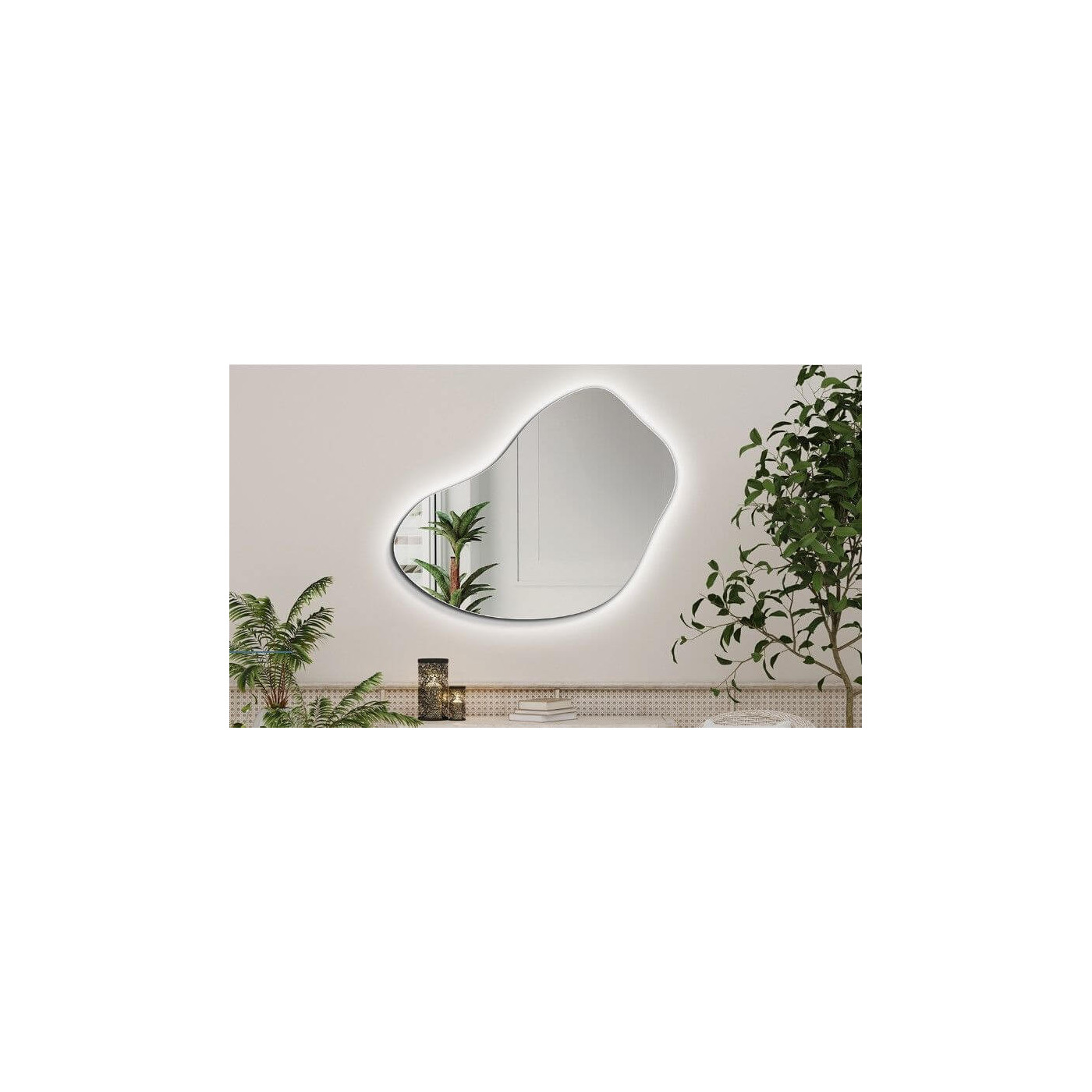 Lustro Simple Grano Led 80x65,7 Ruke Lustro Simple Grano Led 80x65,7 Ruke