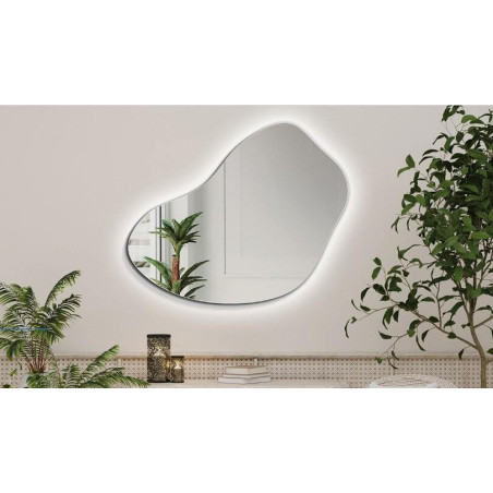 Lustro Simple Grano Led 80x65,7 Ruke