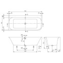 Wanna Wolnostojąca Architectura 170x75 UBA170ARE9CL00V-01 Villeroy&Boch Wanna Wolnostojąca Architectura 170x75 UBA170ARE9CL00V-01 Villeroy&Boch