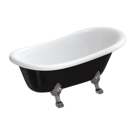 Wanna Wolnostojąca Atena Czarno-Biała 157x77 ATENA157BCP Omnires