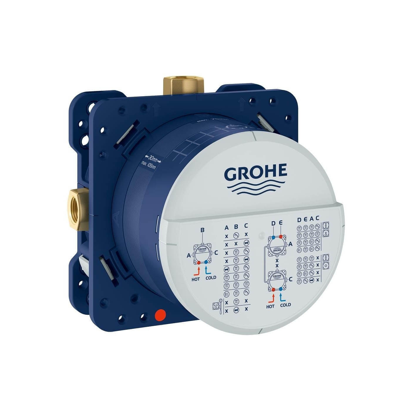 Uniwersalny Element Podtynkowy Rapido SmartBox 1/2" 35600000 Grohe Uniwersalny Element Podtynkowy Rapido SmartBox 1/2" 35600000 Grohe