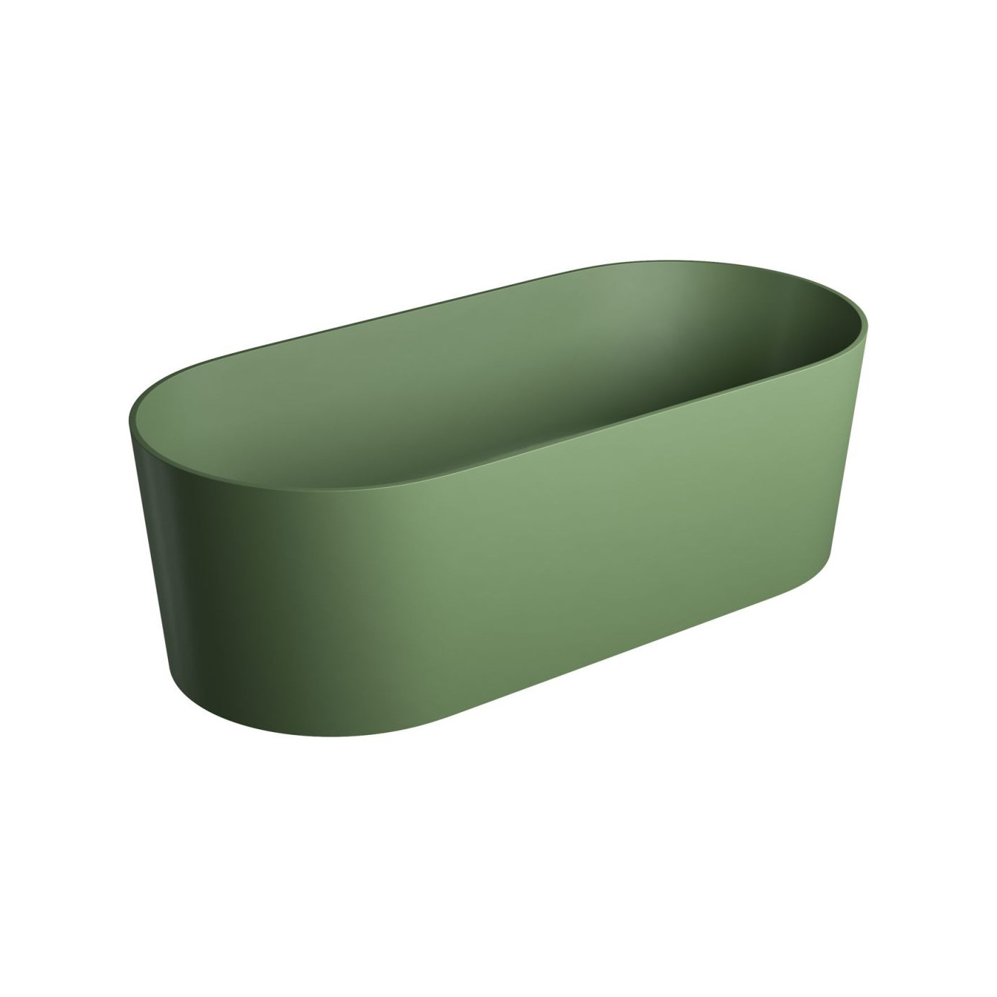 Wanna Wolnostojąca Ovo Olive Mat 160x75 OVOWWOL Omnires Wanna Wolnostojąca Ovo Olive Mat 160x75 OVOWWOL Omnires