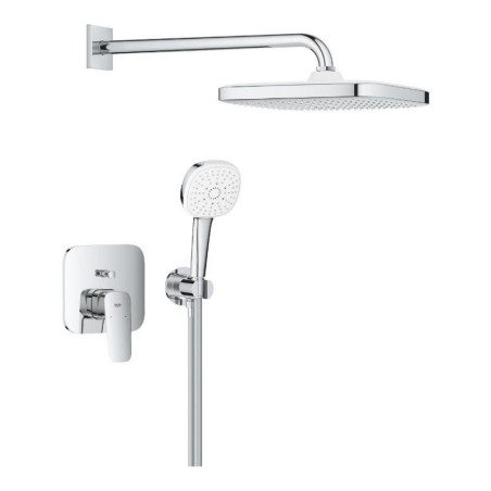 Zestaw Prysznicowy Podtynkowy Z Deszczownicą Tempesta Cube 250 Cubeo 1053360000 Grohe