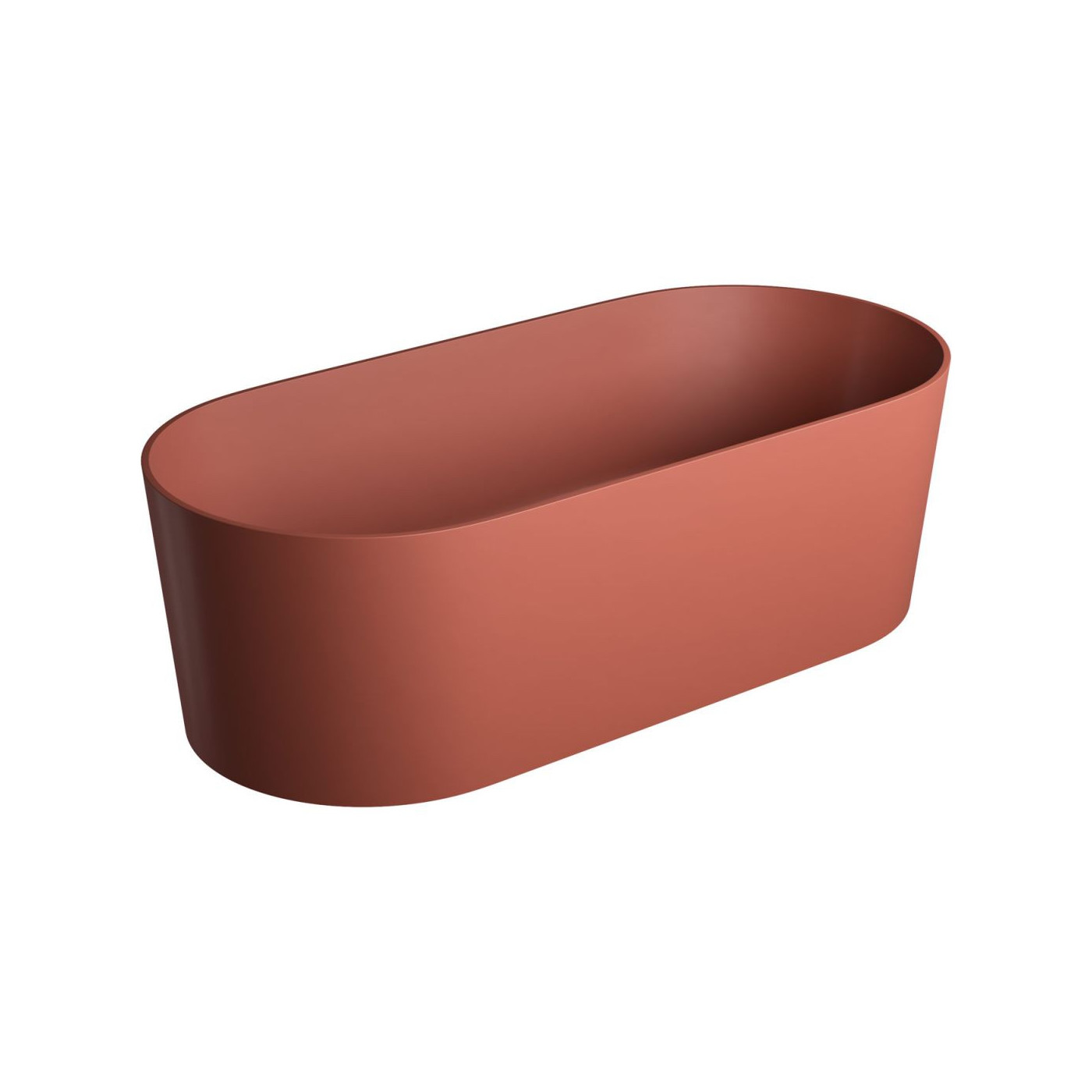 Wanna Wolnostojąca Ovo Terracotta Mat 160x75 OVOWWTE Omnires Wanna Wolnostojąca Ovo Terracotta Mat 160x75 OVOWWTE Omnires