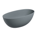Wanna Wolnostojąca Shell Ash Grey Mat 148x75 SHELL148WWAG Omnires Wanna Wolnostojąca Shell Ash Grey Mat 148x75 SHELL148WWAG Omnires