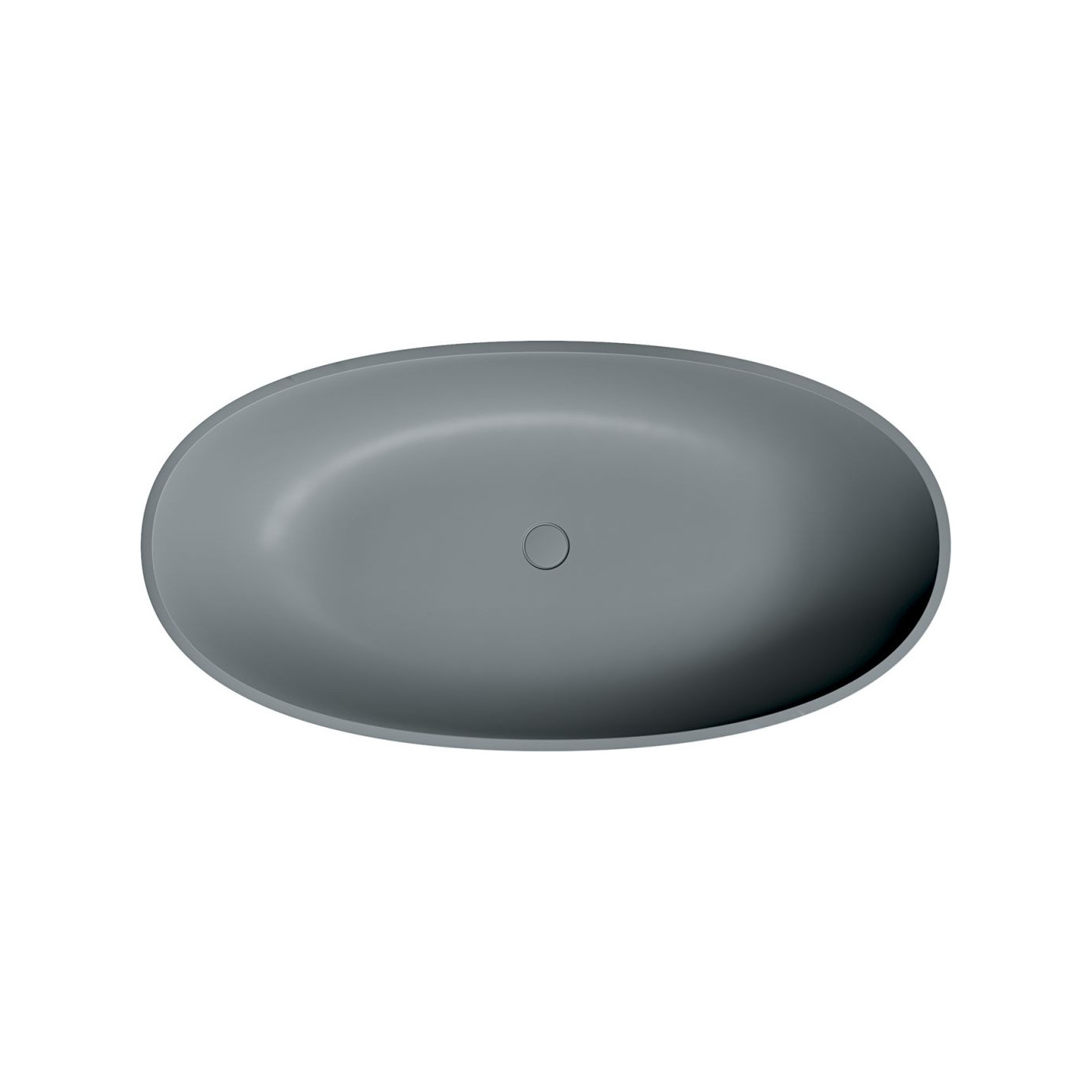 Wanna Wolnostojąca Shell Ash Grey Mat 148x75 SHELL148WWAG Omnires Wanna Wolnostojąca Shell Ash Grey Mat 148x75 SHELL148WWAG Omnires