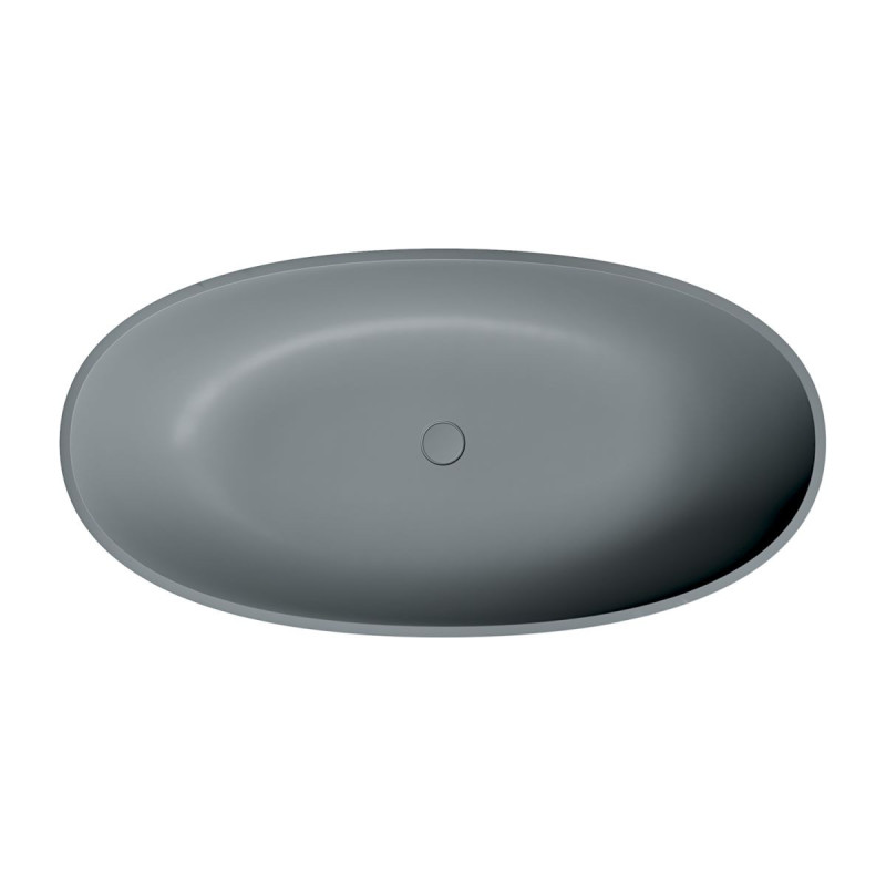 Wanna Wolnostojąca Shell Ash Grey Mat 148x75 SHELL148WWAG Omnires Wanna Wolnostojąca Shell Ash Grey Mat 148x75 SHELL148WWAG Omnires