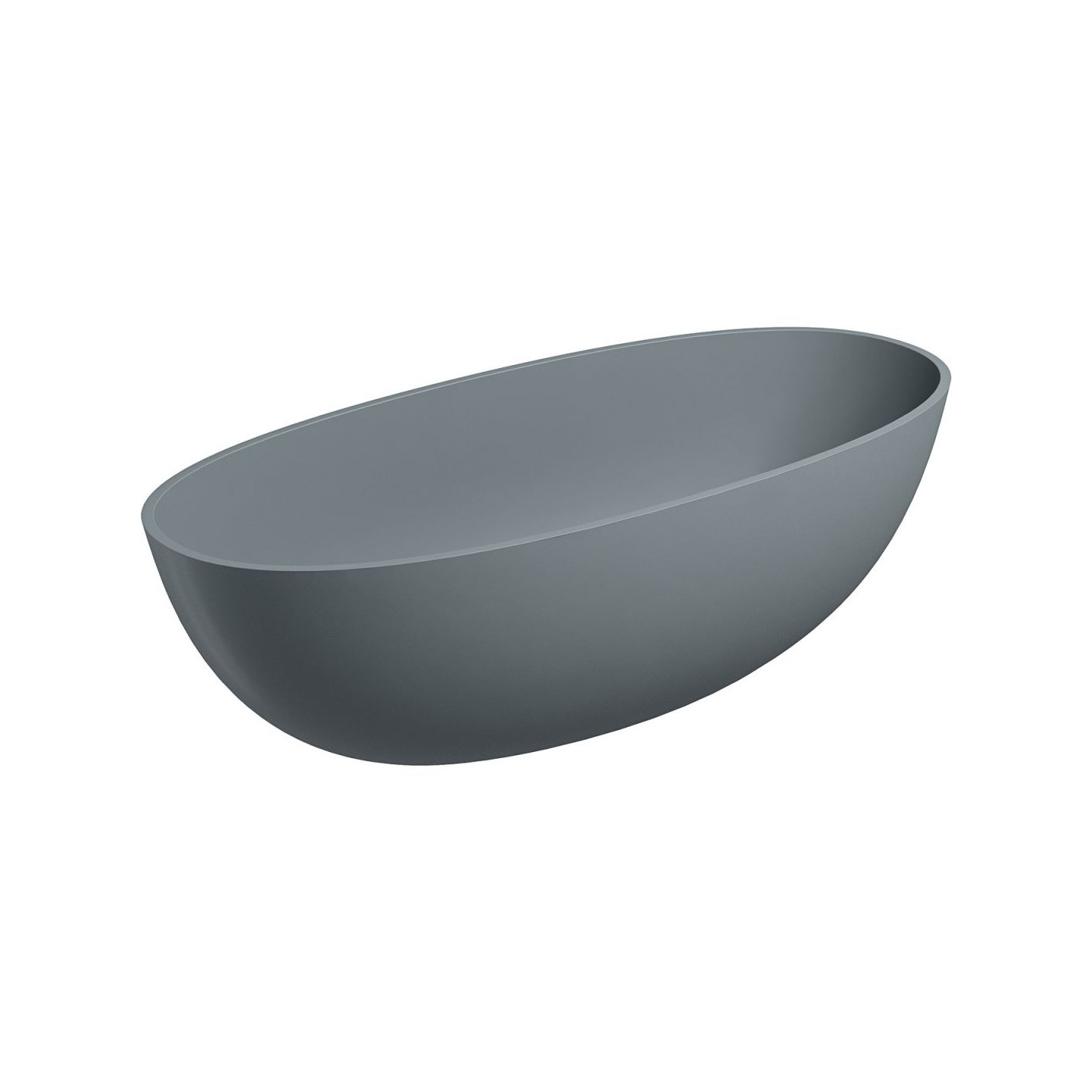Wanna Wolnostojąca Shell Ash Grey Mat 175x78 SHELL175WWAG Omnires Wanna Wolnostojąca Shell Ash Grey Mat 175x78 SHELL175WWAG Omnires