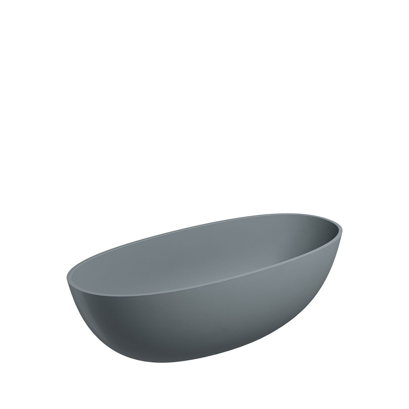 Wanna Wolnostojąca Shell Ash Grey Mat 175x78 SHELL175WWAG Omnires Wanna Wolnostojąca Shell Ash Grey Mat 175x78 SHELL175WWAG Omnires