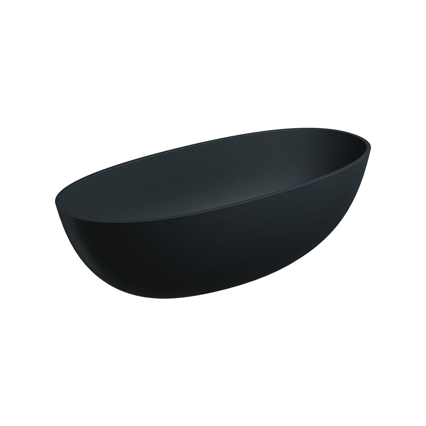 Wanna Wolnostojąca Shell Black Lava Mat 175x78 SHELL175WWBLV Omnires Wanna Wolnostojąca Shell Black Lava Mat 175x78 SHELL175WWBLV Omnires