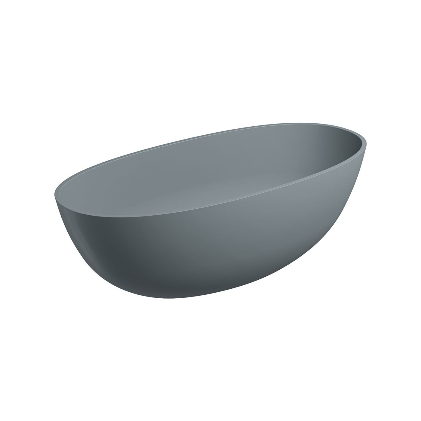 Wanna Wolnostojąca Shell Ash Grey Mat 160x75 SHELLWWAG Omnires Wanna Wolnostojąca Shell Ash Grey Mat 160x75 SHELLWWAG Omnires