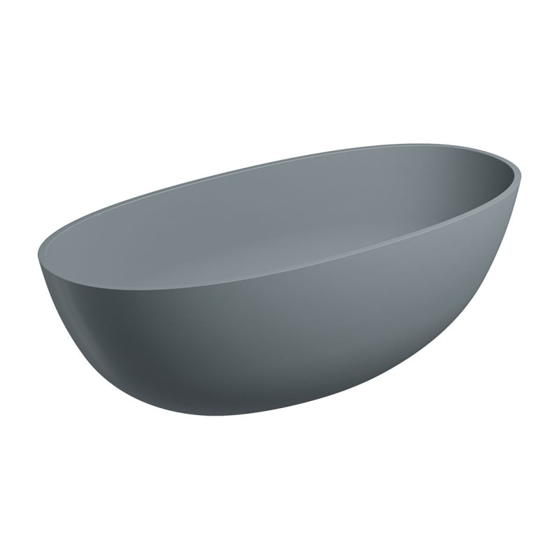 Wanna Wolnostojąca Shell Ash Grey Mat 160x75 SHELLWWAG Omnires Wanna Wolnostojąca Shell Ash Grey Mat 160x75 SHELLWWAG Omnires